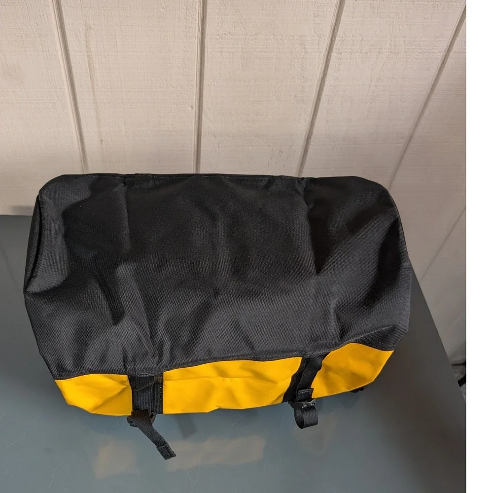 The North Face Base Camp Duffel XS 31L Summit Gold Red Purple Backpack Straps